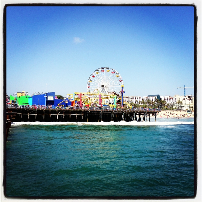 Ferris wheel on the Santa Monica Pier