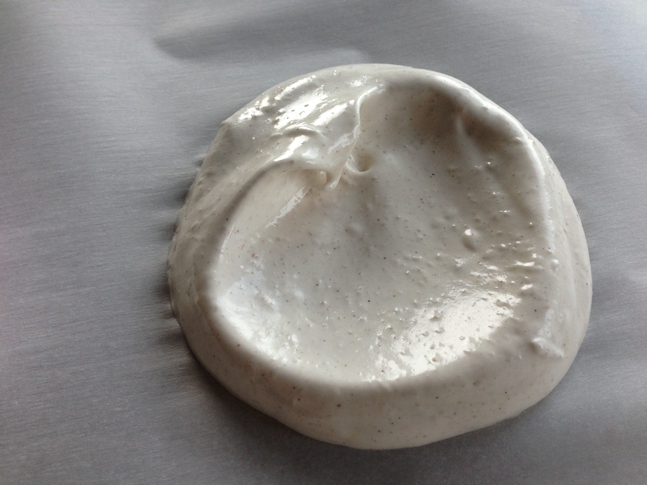 Pavlova ready for the oven.