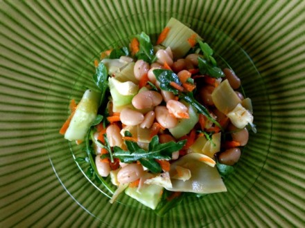 White Bean & Arugula Salad