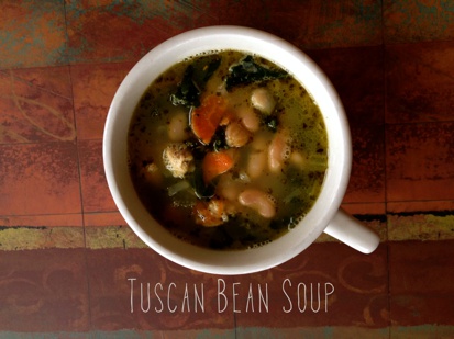 Tuscan Bean Soup (gluten & dairy-free)