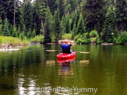 Kayaking with the Current on the Payette River