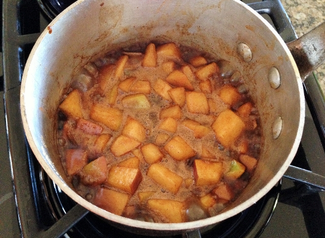 Simmering Apple Compote