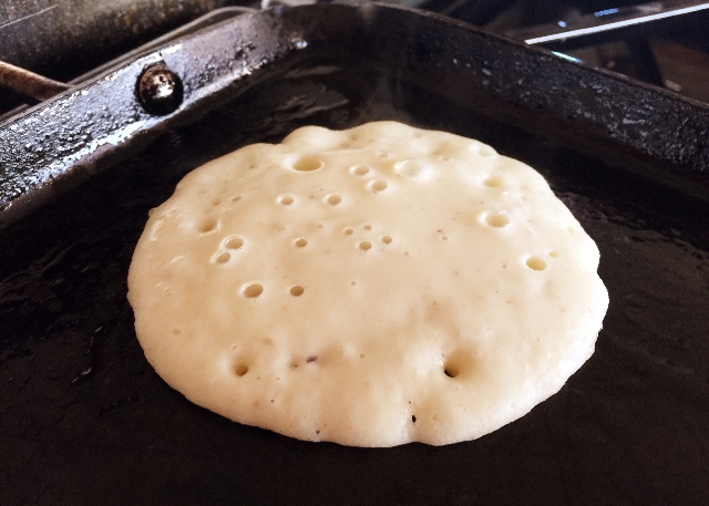 Gluten-free Pancake Cooking
