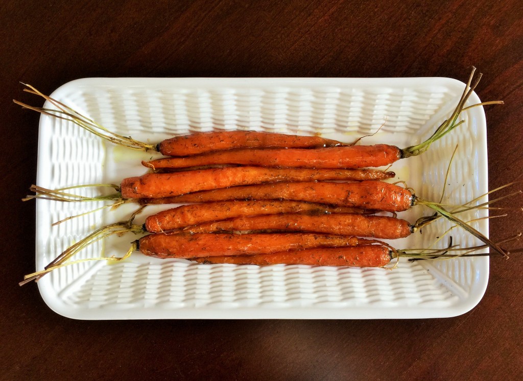 Maple-glazed Carrots with Cumin & Dill