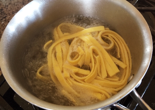 Boiling Paleo Pasta Noodles