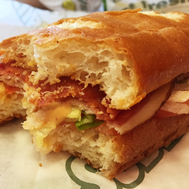 A Bite of Gluten-free Subway Sandwich