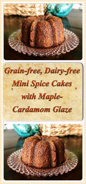 Grain-free Dairy-free Mini Spice Cakes Pin