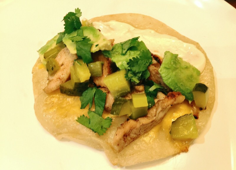 The Best Chicken Tacos with secret condiments