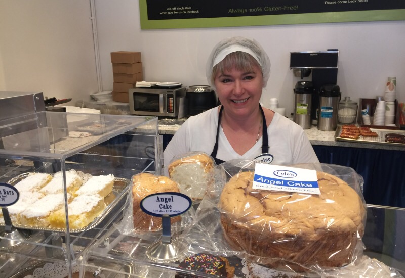 Jeanine, owner of Cole's Gluten-free Bakery
