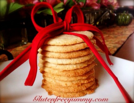 Gluten-free Chai Shortbread Cookies