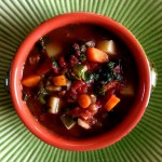 A Bowl of Savory Hearty Vegetable Beef Soup