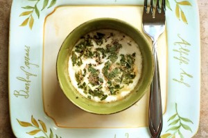 French Tarragon over Creamed Eggs