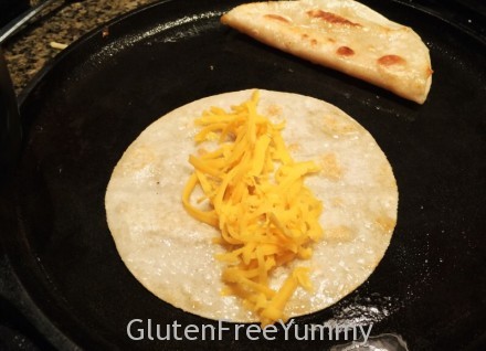 Grilled Corn Taco Shells with Cheese