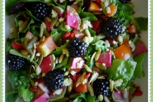 Blackberry & Watermelon Radish Summer Salad
