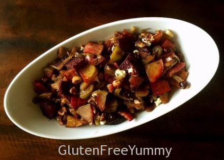 Roasted Apple, Fennel & Beets with Honey Balsamic Glaze