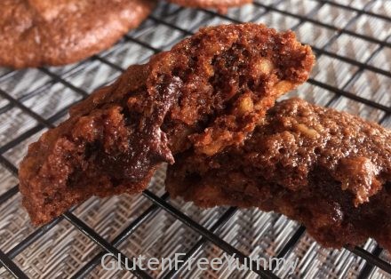 Gluten and Grain Free Chocolate Fudge Cookies